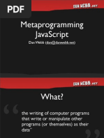Download Metaprogramming Javascript by Dmytro Shteflyuk SN13137646 doc pdf