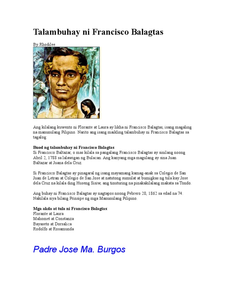 biography sa tagalog