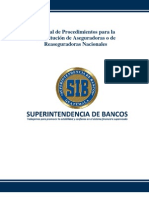 Procedimientos para La Constitución de Aseguradoras o de Reaseguradoras Nacionales