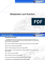 Topic 9 - Metabolism and Nutrition