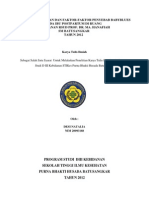 Gambaran Kejadian Dan Faktor-Faktor Penyebab Babyblues Pada Ibu Postpartum Di Ruang Kebidanan Rsud Prof. Dr. Ma. Hanafiah SM Batusangkar Tahun 2012