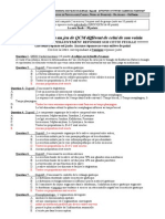 Jeu 5 UPEC S4 Examen Semestriel Cardio-Neuro-Digestif Aout 2011