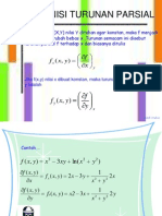 Differensial Parsial-Fungsi Variabel Banyak