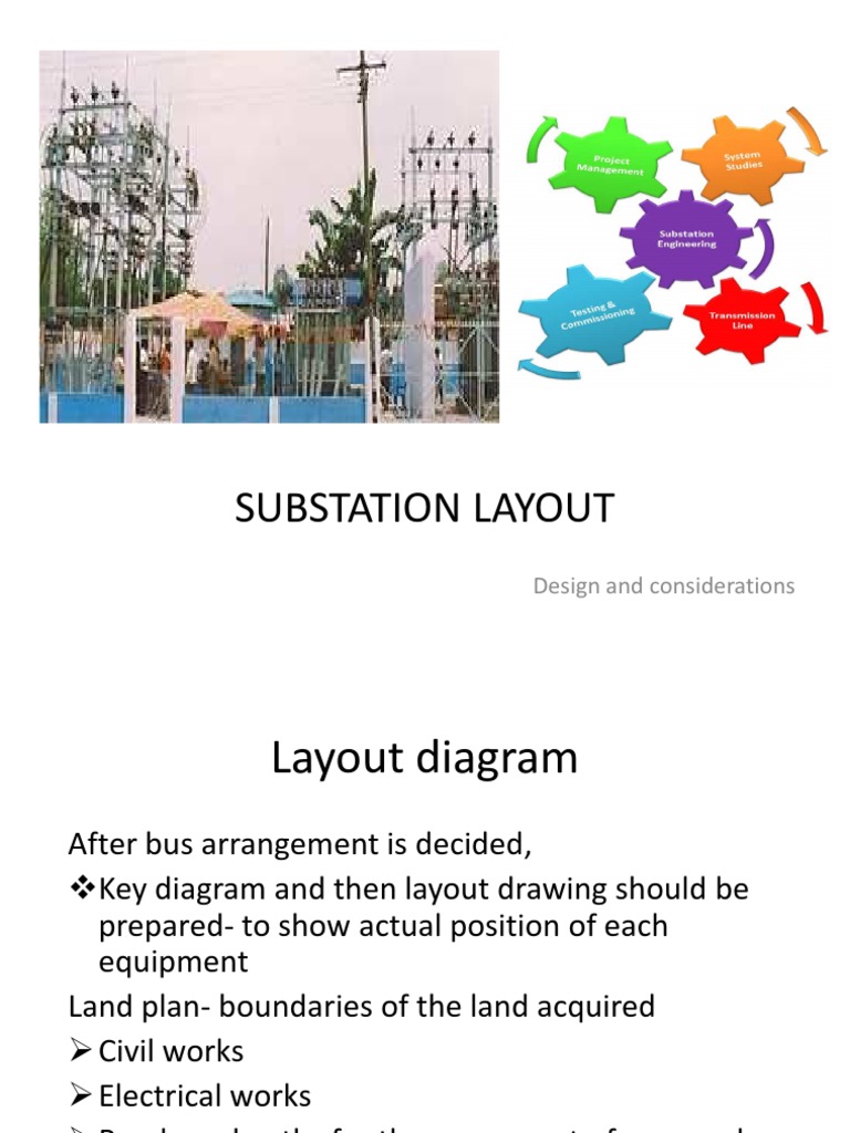 Substation Layout Design Guide | PDF | Electrical Substation | Cable