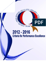 2012-2016 PQA Business Criteria For Performance Excellence PDF