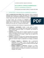 Tema 9. La Membrana Plasmática. Orgánulos Membranosos.