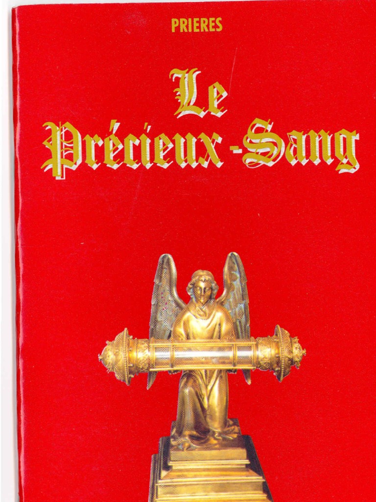 Chapelet Du Précieux Sang De Jésus Avec Barnabas Pdf