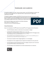 NCS Trademark and Marking Guidelines