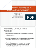 Multiple Access Techniques in Wireless Communication PPT Ayaz