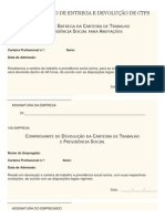 Download MODELO DE RECIBO DE ENTREGA E DEVOLUO DE CTPS by Peyton Soyer SN131414772 doc pdf
