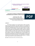 Analysis of Complex Composite Beam by Using Timoshenko Beam Theory