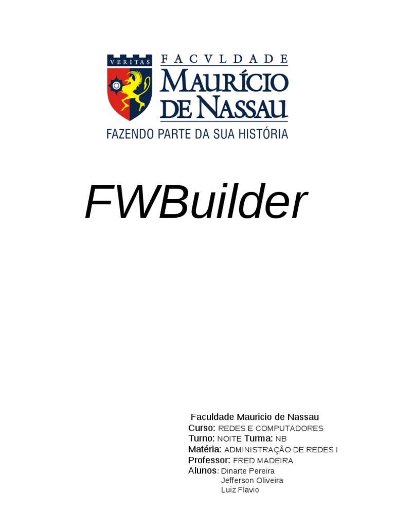 Básico Do Firewall Gráfico Fwbuilder em Debian Etch | PDF | Firewall ...