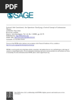 8- Systems Sole Constituent, The Operation Clarifying a Central Concept of Luhmannian