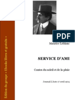 Maurice Leblanc - 1904 - Service D'ami