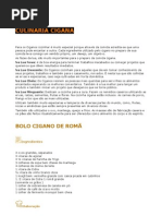 CULINÁRIA CIGANA