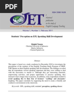 3 Students Perception On EFL Speaking Skill Development (PP 28-43)