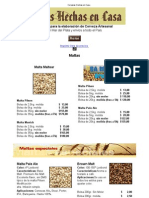 Cervezas caseras: insumos y precios