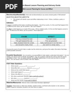Cause and Effect Mini Lesson