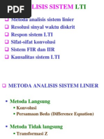 BAB 4 Analisis Sistem LTI