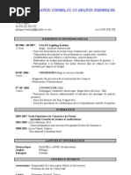 MODELE CV GRATUIT Premier Emploi Industrie