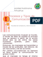 Procesos y Tipos de Comunicación