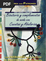 Revista Crea Con Patrones Bisuteria y Complementos de Moda Con Cuentas y Abalorios