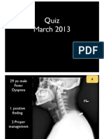 Quiz&short Review For Emergency Medicine Residents
