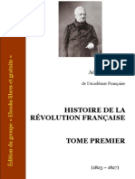 Thiers, Adolphe - Histoire de la Révolution française I