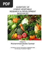 Download INVENTORY OFHYBRID VEGETABLE RESEARCH  DEVELOPMENT RESOURCES by Muhammad Boota Sarwar SN131461520 doc pdf