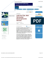 The Scientist _ Laid Out Flat_ Mini Horizontal Electrophoresis Devices [23!11!1998]