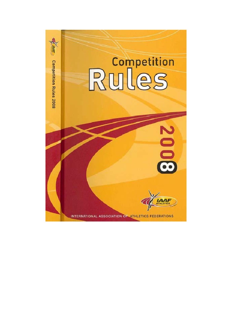 IAAF Track & Field Rules PDF Track And Field Doping In Sport
