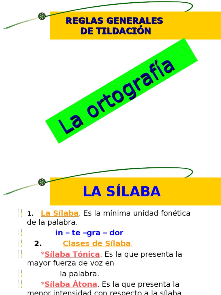 Reglas de Silabeo y Acentuación | PDF | Vocal | Sílaba