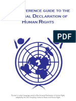 Easy Reference Guide To The Universal Declaration of Human Rights.
