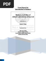 Download Term Report on Abbott by mominansari SN13147291 doc pdf