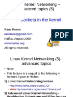 Linux Kernel Networking - Sockets in the kernel
