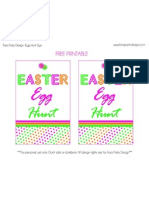 Free Printable-EASTER by Fara Party Design