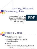 26-Feb 09 - OnlineJournalism-Crowdsourcing Wikis Story Ideas