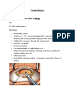 Phacoem: Cataract Surgery Options: Ulsification Called As Phaco