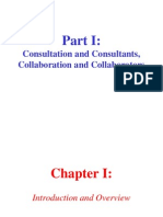 Consultation and Consultants, Collaboration and Collaborators