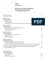 Sveska Iz Diferencijalne Geometrije 2011-2012