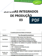 Sistemas Integrados de Produção: Implantação por Célula, Processo e Linha