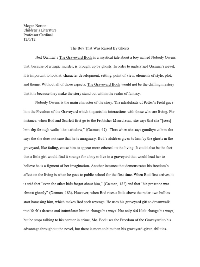 The graveyard book picture