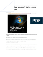 Como Actualizar Windows 7 Starter A Home Basic o Ultimate