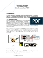 Introducere in LabVIEW