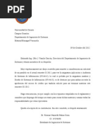 Modelo de Carta Cambio de Paralelo