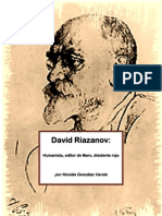 "David Riazanov: Humanista, Editor de Marx, Disidente Rojo" Por Nicolás González Varela