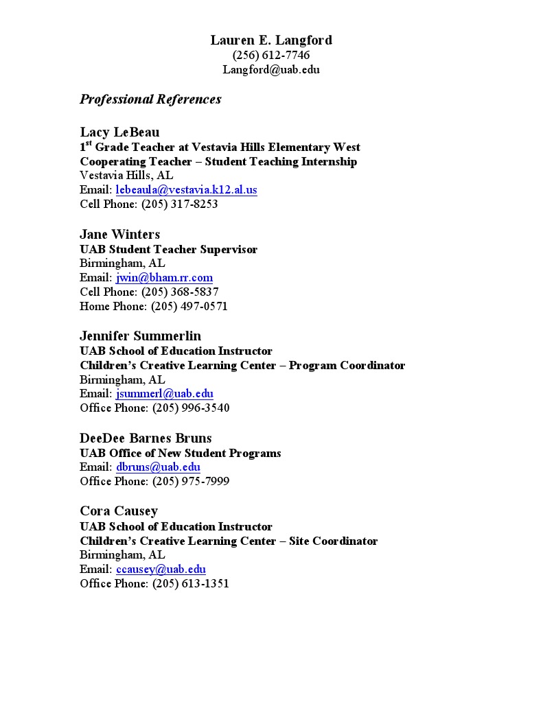 Teaching Career References | PDF | Career & Growth