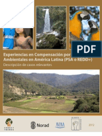 Experiencias en Compensación Por Servicios Ambientales en América Latina (PSA o REDD+)