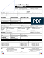 Iiii Nvestor's Information Sheet: Principal Buyer