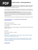 Download Hospital Beds in South Carolina by Laurel LaFlamme SN13151096 doc pdf